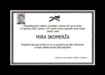 MIRA SKOMERŽA