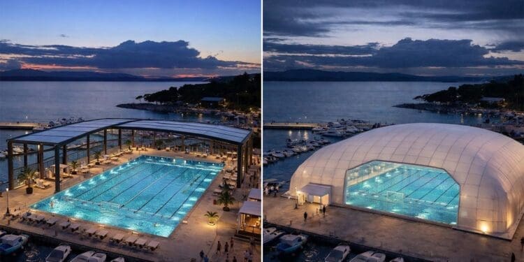 Fotografije projekta modernog bazena u Crikvenici izazvale nezapamćeni interes