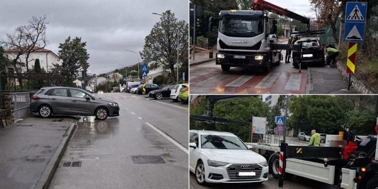 Problem nepropisno parkiranih vozila po Crikvenici: Komunalno-prometno redarstvo u akciji