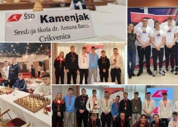 Šahovska ekipa Srednje škole dr. Antuna Barca Crikvenica treća u državi!