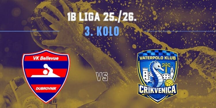 Crikvenički vaterpolisti ove subote u Dubrovniku – utakmicu možete gledati uživo na HVS TV-u