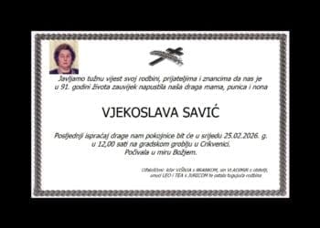 VJEKOSLAVA SAVIĆ