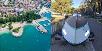 Grad Crikvenica uklonio ilegalno ostavljena plovila na Balustradi