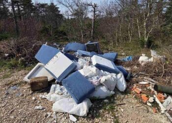 Divlji deponiji na šumskom putu u Jadranovu: Komunalno redarstvo pokrenulo postupke protiv četiri osobe