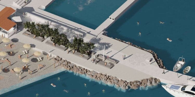 Uređenje obalnog prostora prema lukobranu u Crikvenici ulazi u završnu fazu