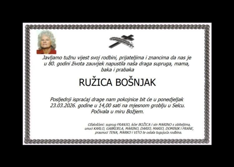 RUŽICA BOŠNJAK