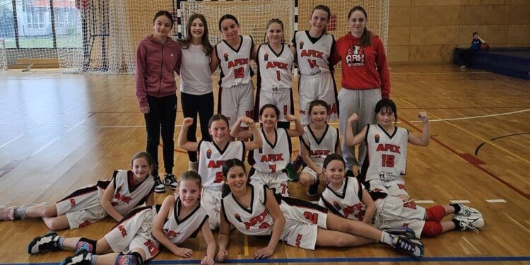 Djevojčice škole košarke ŽKK Arx ostvarile dvije uvjerljive pobjede u regionalnoj U11 ligi