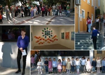 Otvorena izložba radova djece Dječjeg vrtića Radost – “Nebo je žuto, a sunce je blu”