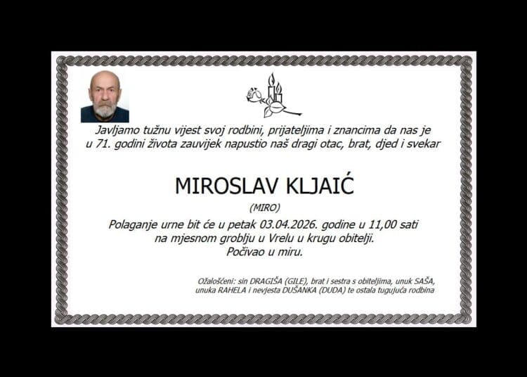 MIROSLAV KLJAIĆ