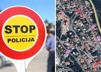 Zatvorena ulici Kralja Tomislava zbog rekonstrukcije prometne nesreće