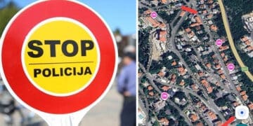 Zatvorena ulici Kralja Tomislava zbog rekonstrukcije prometne nesreće