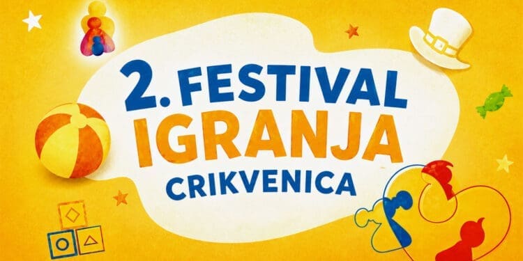 Poziv djeci i njihovim roditeljima na 2. Festival igranja u Crikvenici