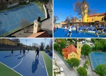 Novo ruho sportskog igrališta – prigodan dar Dramaljcima povodom Svete Jelene