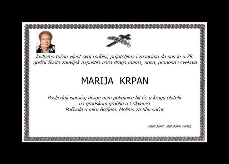MARIJA KRPAN