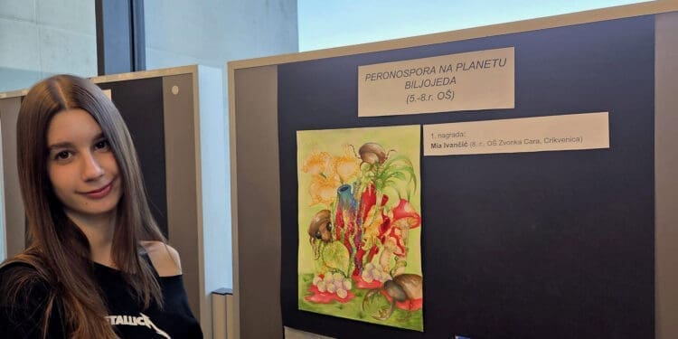 Talentirana učenica 8. razreda Mia Ivančić osvojila 1. mjesto na nacionalnoj razini!