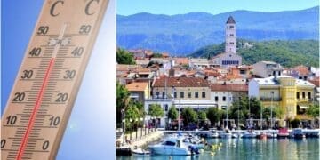 Crveni alarm za Crikvenicu: DHMZ upozorio na dva dana ekstremnih vrućina