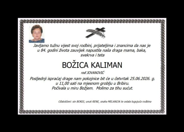 BOŽICA KALIMAN