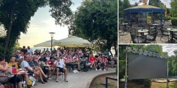 Nogometne večeri na plaži: Fun Bar postavio veliki video zid za praćenje svih utakmica SP-a 2026.
