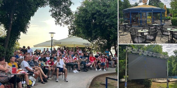 Nogometne večeri na plaži: Fun Bar postavio veliki video zid za praćenje svih utakmica SP-a 2026.