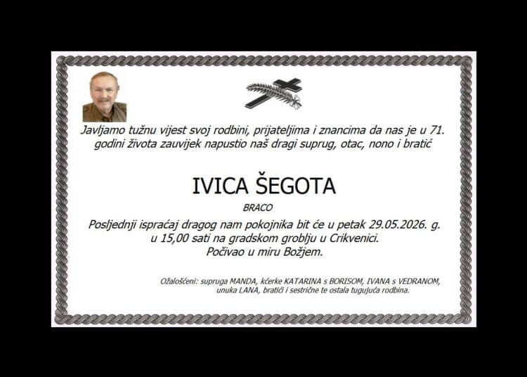 IVICA ŠEGOTA – Braco