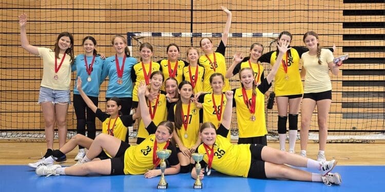 Zlato i srebro za mlade rukometašice ŽRK Murvica na turniru “Zametske bubamare 2026.”