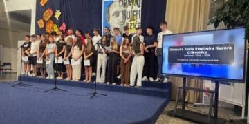Emotivnim programom ispratili osmaše: U OŠ Vladimira Nazora oprostili se od još jedne generacije