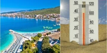 Crikvenica danas drugi najtopliji grad u Hrvatskoj: Pred nama desetak dana toplinskog vala