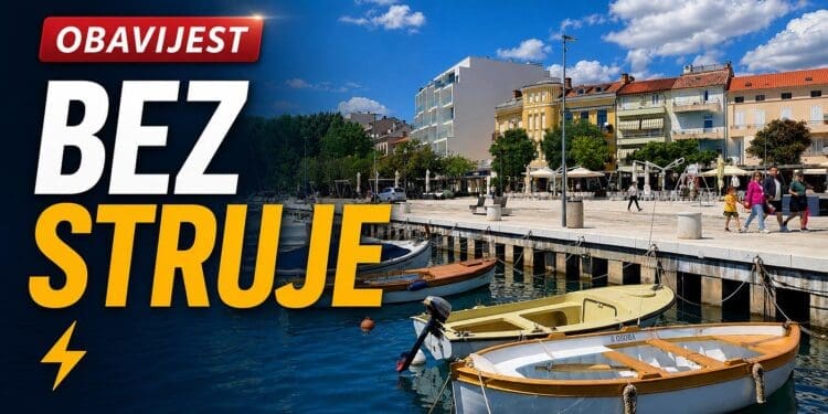 Dijelovi Crikvenice, Jadranova i Selca u četvrtak bez struje: evo o kojima se lokacijama radi