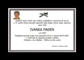 IVANKA PAĐEN rođ. Crnić
