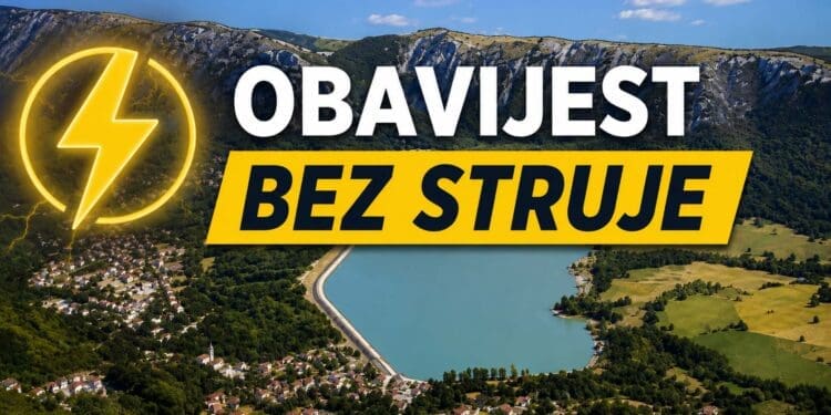 OBAVIJEST: Dio Triblja danas privremeno bez struje