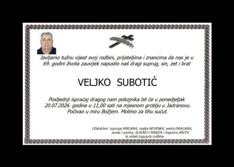 VELJKO SUBOTIĆ