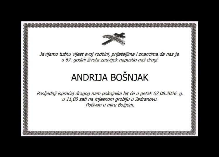 ANDRIJA BOŠNJAK