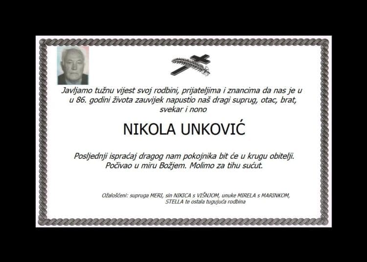 NIKOLA UNKOVIĆ