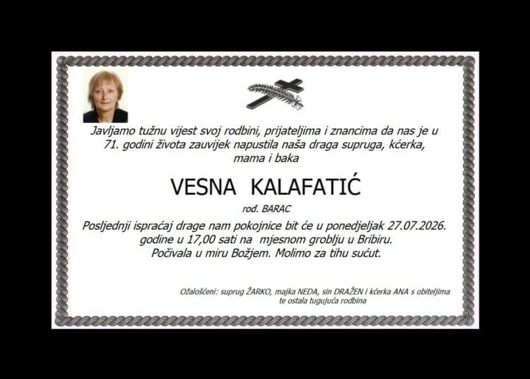 VESNA KALAFATIĆ