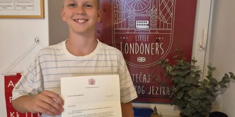 Pismo iz Buckinghamske palače: Jakov i Marko oduševili kralja Charlesa svojim „sjajnim pismima“
