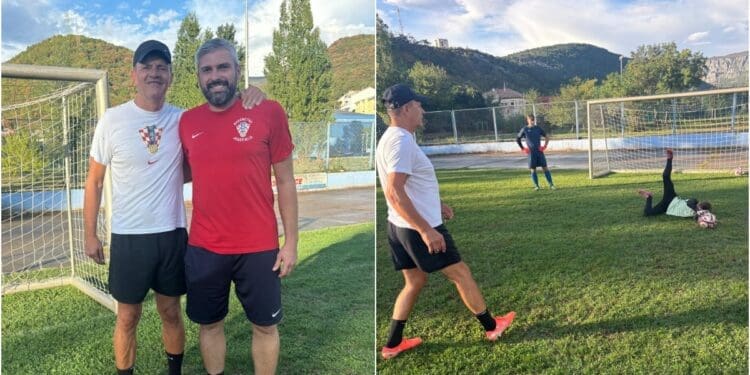 Vatrena legenda Marijan Mrmić posjetio NK Crikvenica i održao trening s mladim vratarima
