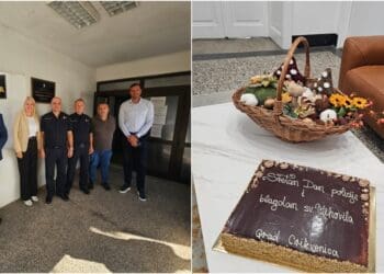 Lijepa gesta za Dan policije: Čelnici Crikvenice, Novog Vinodolskog i Vinodolske općine posjetili policajce