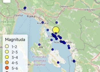Podrhtavanje tla magnitude 2,6 osjetilo se na crikveničkom području