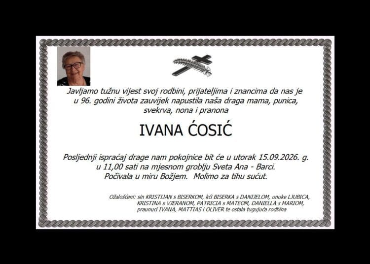 IVANA ĆOSIĆ