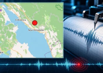Novi slab potres zabilježen jutros u blizini Bribira i Novog Vinodolskog