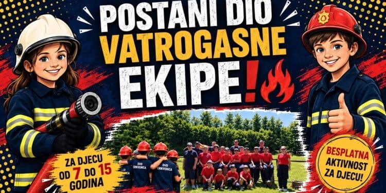 Postani dio vatrogasne ekipe: DVD Crikvenica poziva djecu na besplatne aktivnosti