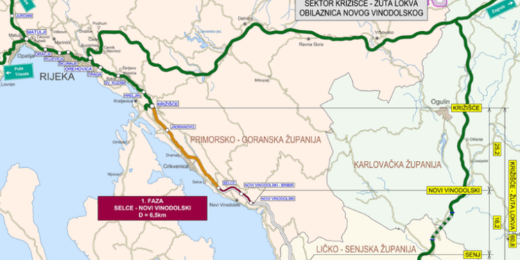 Novi korak prema završetku obilaznice Novog Vinodolskog: Raspisan natječaj vrijedan 13 milijuna eura