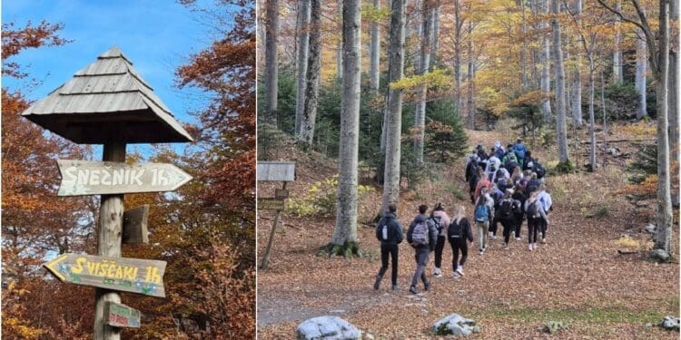 Svaka čast našim mladim planinarima! Učenici iz Crikvenice osvojili jedan od najviših vrhova slovenskog dinarskog gorja
