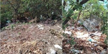 Sramotan prizor u Dramlju! Netko rastavio košarice za otpad, bacio ih uz more i razbacao smeće po prirodi