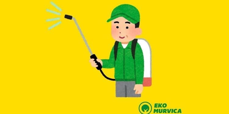 U utorak ujutro tretiranje pesticidima na nogostupu u Vinodolskoj ulici u Crikvenici